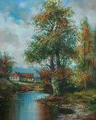 Heinz Stoecker HS114 "Herbst Landschaft"
