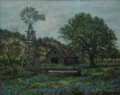 Heinz Stoecker "Barn & Windmill"