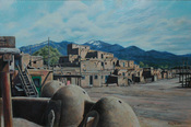 Heinz Stoecker "Taos Pueblos"