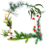 X wreath border