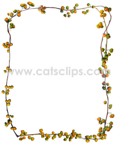 bittersweet border from catsclips.com