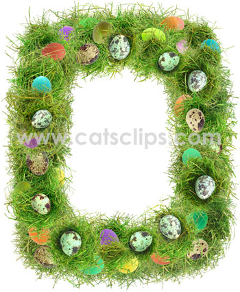 easter grass border