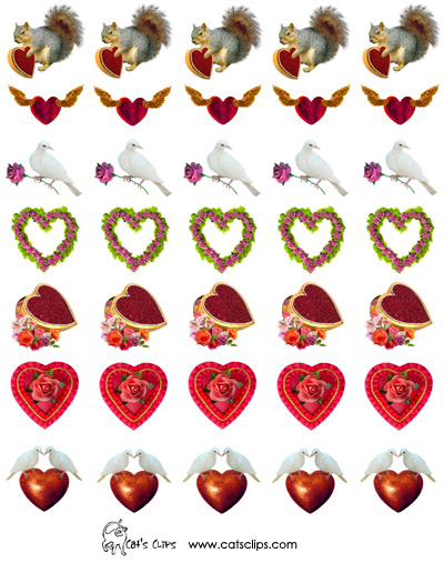 free printable valentines stickers