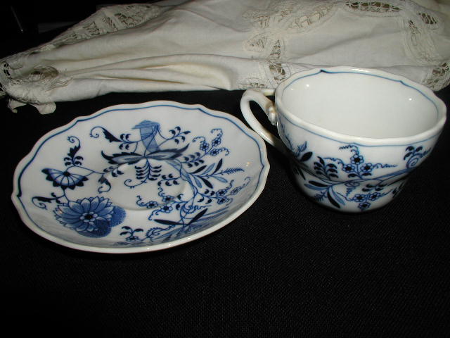 blue danube cup and saucer