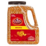 Popcorn kernals in a convenient container for prepping