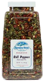 Harmony House Dried Bell Peppers (red and green peppers)