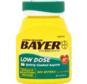 Low dose aspirin for your preppers medicine cabinet