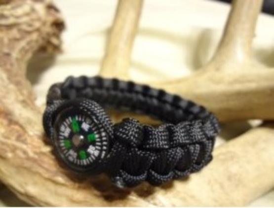 paracord compass