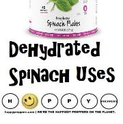 How to use dried spinach flakes