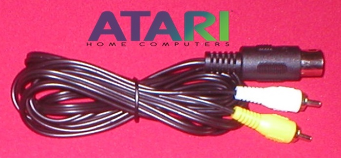 AURIX RCAケーブル STING-2600 約5m4本セット 6Ft AV RCA TV & Monitor Composite Cable for Atari 800 800XL 1200XL