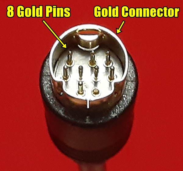 Sega 32X AV Cable & GOLD 8 PIN Link Data for Sega Genesis 2