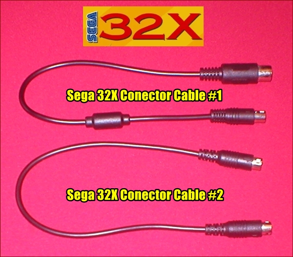 Sega 32X Link Mixing Connector Cable Set for Sega Genesis 1 & 2
