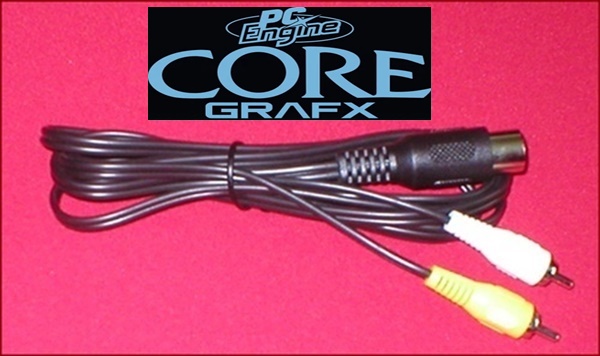 6Ft RCA AV Composite Cable for Japan NEC PC Engine Core Grafx I