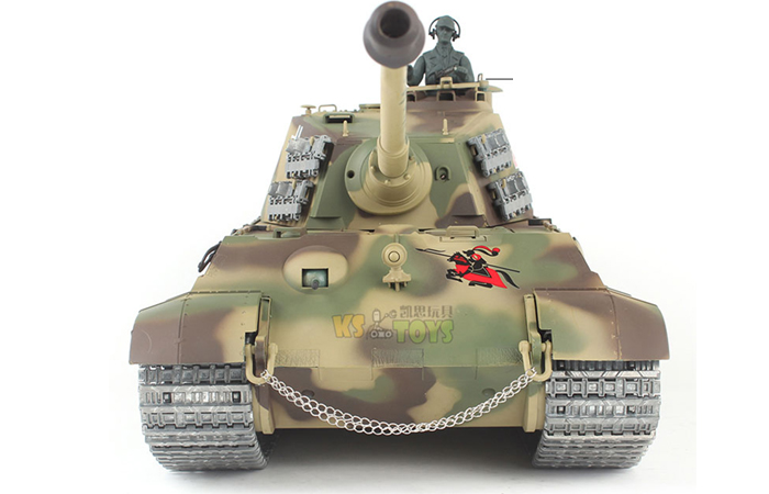 HENG-LONG Toys 3888, 3888A RC Scale Model Tank, World War II Germany KING TIGER Remote Control Tank.