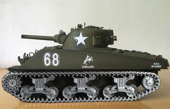 HengLong Refitted Fury Tank U.S Sherman M4A3 1/16 Metal Main Gun Barrel 3898