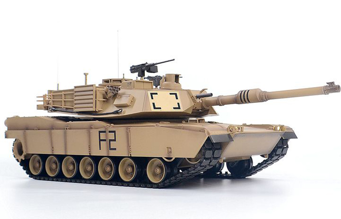 US Stock HengLong 1/16 Abrams RC Tank 3918 Customized Metal Tracks W/ Rubber Pad 