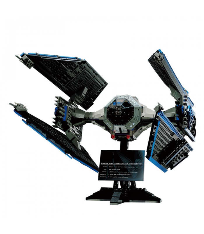 Building Blocks Set for Star Wars TIE Interceptor Minifig Scale Model Brick Toys