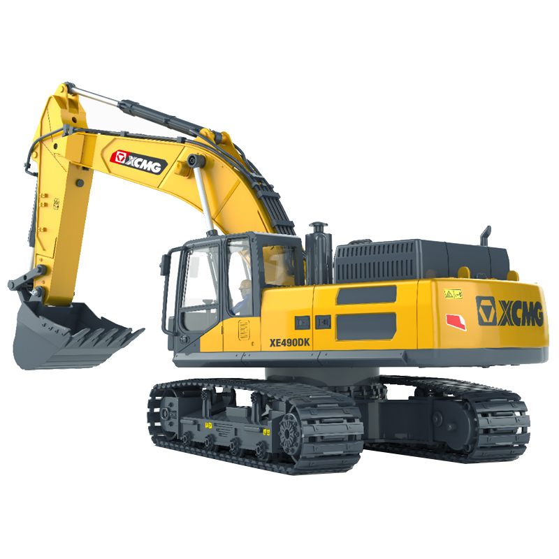 15 Channel Full Functional Remote Control Excavator Construction Tractor, Excavator Toy with 2.4Ghz Transmitter and Metal Shovel