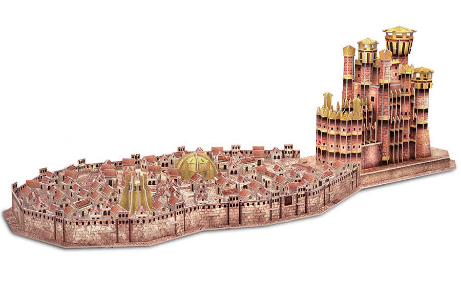Cubicfun 3D Puzzle Toys/Games DS0987h, HBO Game Of Thrones King's Landing 3D Puzzle Kits.