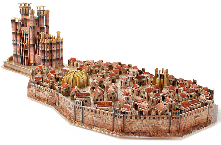 Cubicfun 3D Puzzle Toys/Games DS0987h, HBO Game Of Thrones King's Landing 3D Puzzle Kits.