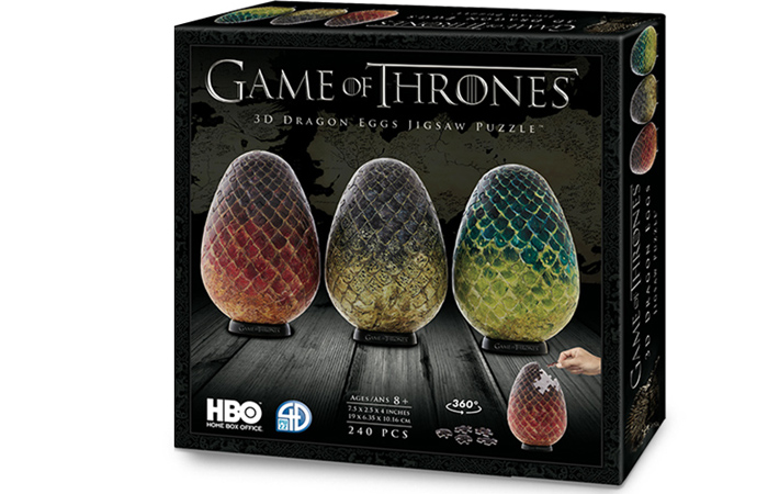 Cubicfun 3D Puzzle Toys/Games E1627h, HBO Game Of Thrones Dragon Eggs 3D Puzzle Kits.