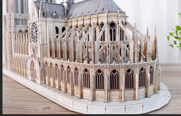 3d Puzzle Notre Dame de Paris France moyens Cubic Fun 