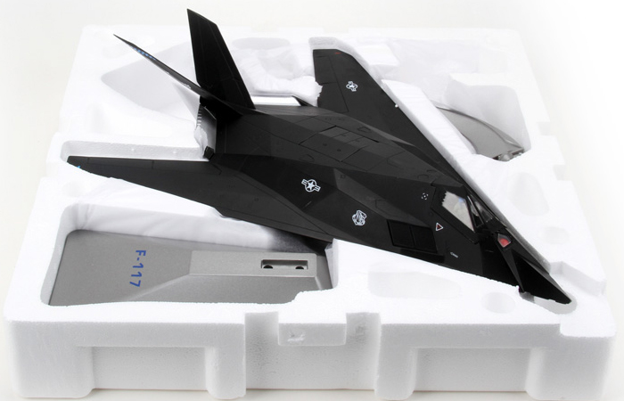 1/48 Scale Modern Military Aircraft Model, US Air Force F-117 Fighter Diecast Model.