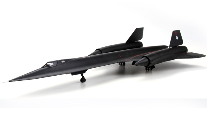 1/72 Scale Modern Military Aircraft Model, US SR-71A Blackbird Reconnaissance Plane Diecast Model.