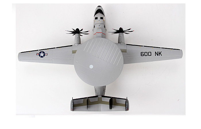 1/72 Scale Modern Military Model, US Navy Hawkeye E-2C Airborne Early Warning Diecast Model.