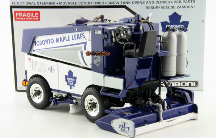 1/18 Scale Model Motor City Classics Ice resurfacing machine Diecast Model, NHL Zamboni Machine Diecast Car, Zamboni 500 Series.