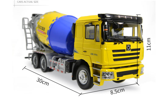 1/35 Scale Model XCMG Hanvan Heavy Truck Schwing Concrete Mixer Truck Diecast Model.