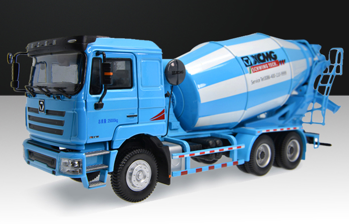 1/35 Scale Model XCMG Hanvan Heavy Truck Schwing Concrete Mixer Truck Diecast Model.