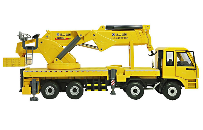 1/35 Scale Model XCMG SQZ4000A Articulated Truck Crane Diecast Model, Zinc Alloy Model Toy