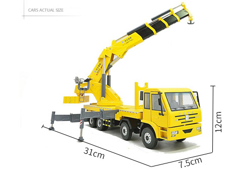 1/35 Scale Model XCMG SQZ4000A Articulated Truck Crane Diecast Model, Zinc Alloy Model Toy