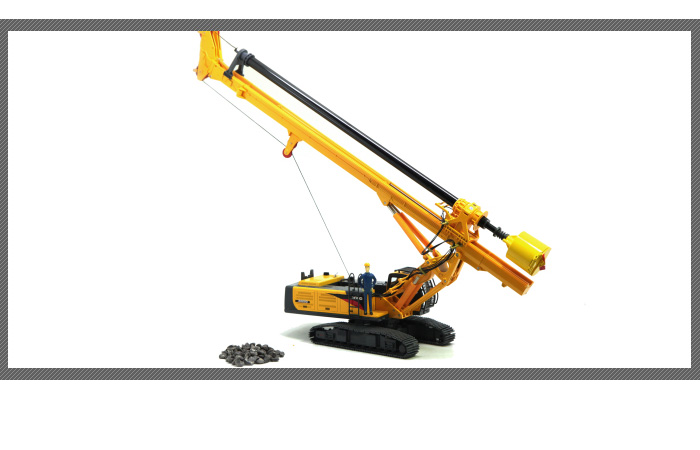 KDW Diecast Xr220 Rotary Drilling Rig Construction Equipment Crane Style Blue for sale online 