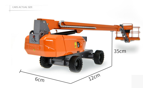 1/40 Scale Model Dingli GTBZ24S BOOM LIFT, Construction Machinery Diecast Model.