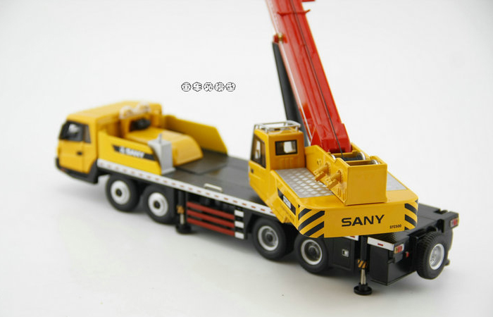 1/43 Scale Model SANY STC500 Mobile Crane Original Diecast Model, Construction Machinery, Construction vehicles, crane truck, lifting crane.
