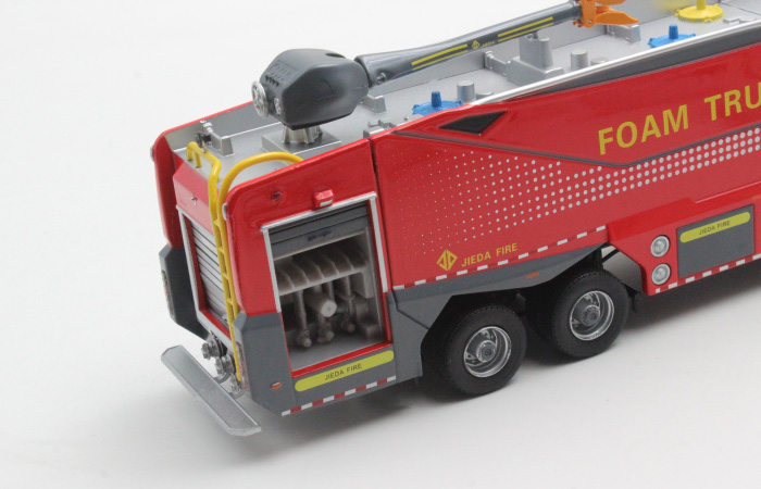 Scale Model, 1/50 Scale BENZ ACTROS Foam Truck Diecast Model, Fire truck Static model, Rescue Truck finished model, Foam Truck display model.