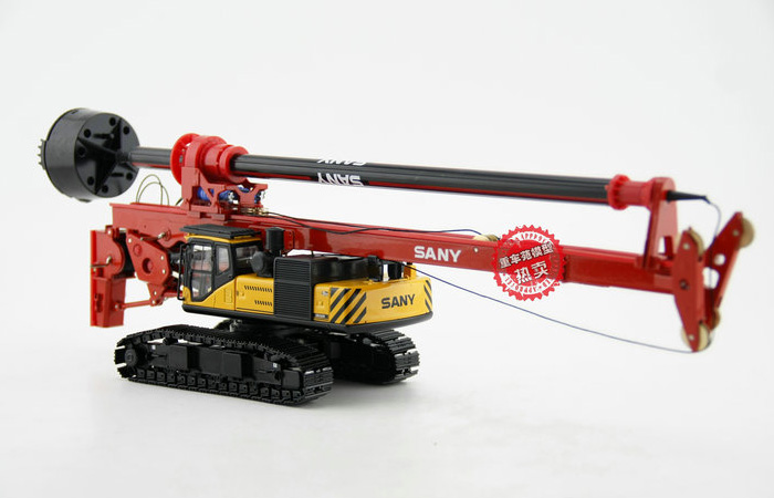 Scale Model, 1/50 Scale SANY SR280R Rotary Drilling Rig Diecast Model, Construction Machinery Static model, Rescue Truck finished model, display model.