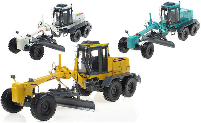 1/35 Scale Model Grader, Grader Machine Diecast Model.Engineering Equipment Toy.