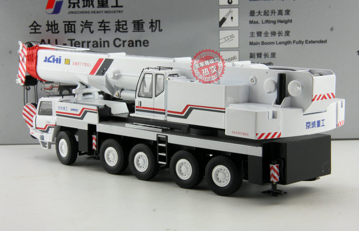 1/50 Scale QY160E Mobile Crane Diecast Model, Construction Machinery, Construction vehicles, crane truck, lifting crane, Scale Model.