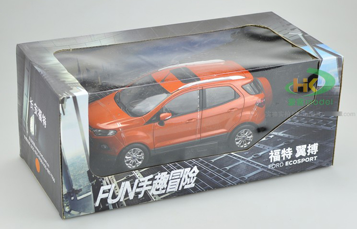 1/18 Scale Model FORD ECOSPORT SUV Original Diecast Model Car, Gifts, toys, collectibles, Display Model, Static Model, Finished model.