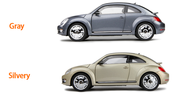 1/18 Scale Model Car Kyosho 08811SY Volkswagen Beetle Coupe 2012 Model Car, Gifts, toys, collectibles.