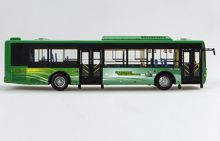 1/24 Scale Model YuTong Buses ZK6125CHEVPG4 Original Diecast Model Bus, Metal Scale Model Car, Gifts, Toys, Collectibles, Display Model, Static Model.