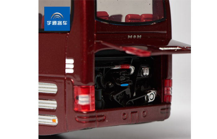 1/42 Scale Model YuTong Buses MAN ZK6120R41 Original Diecast Model Bus, Metal Scale Model Car, Gifts, Toys, Collectibles, Display Model, Static Model.