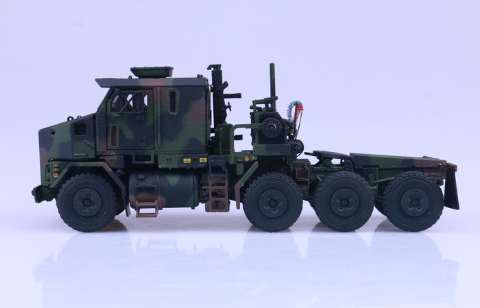 TWH 1:50 OSHKOSH HET M1070 Tractor Transporter M1000 Trailer Alloy Diecast Model 