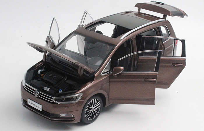 1/18 Scale Model Volkswagen NEW TOURAN L 2016 Original Diecast Model Car,  metal Scale model car, Gifts, toys
