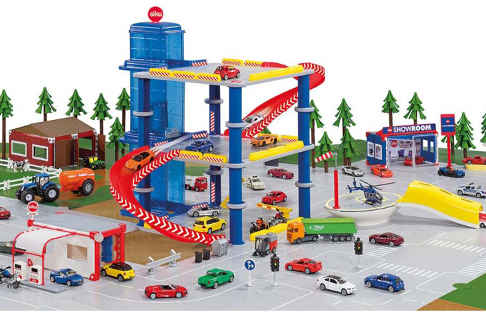 Siku 5505 Car Park Toy, Garage parking toy, parking play set.