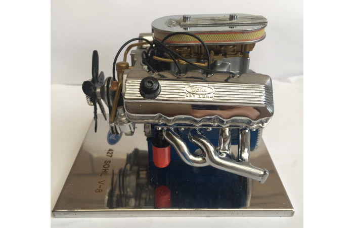 1/6 Motor Die-Cast Scale Model, Ford 427 Sohc V-8 Engine Display Diecast Scale Model.