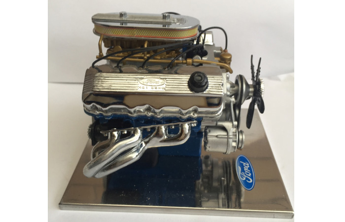 1/6 Motor Die-Cast Scale Model, Ford 427 Sohc V-8 Engine Display Diecast Scale Model.